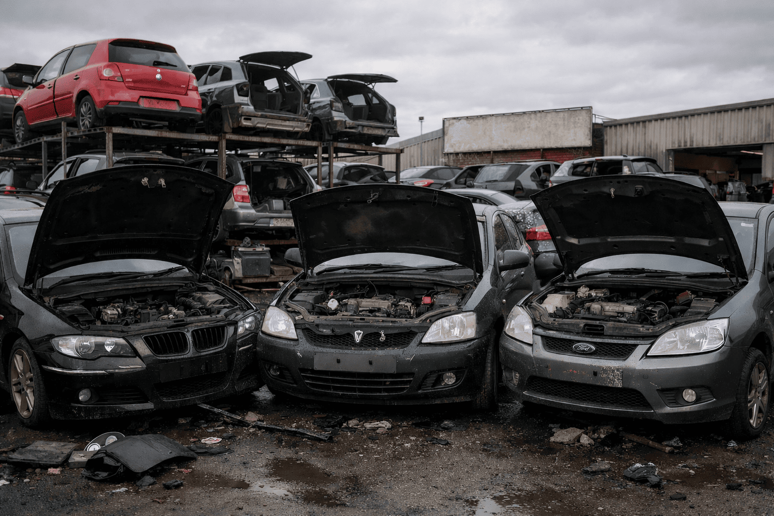 Scrapyard in Essex